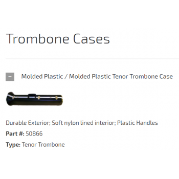 CASES - ACCESSORIES-Trombone Cases